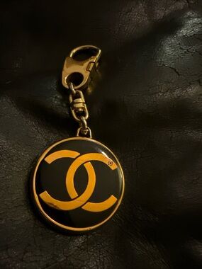 Chanel Designer Logo Keychain
